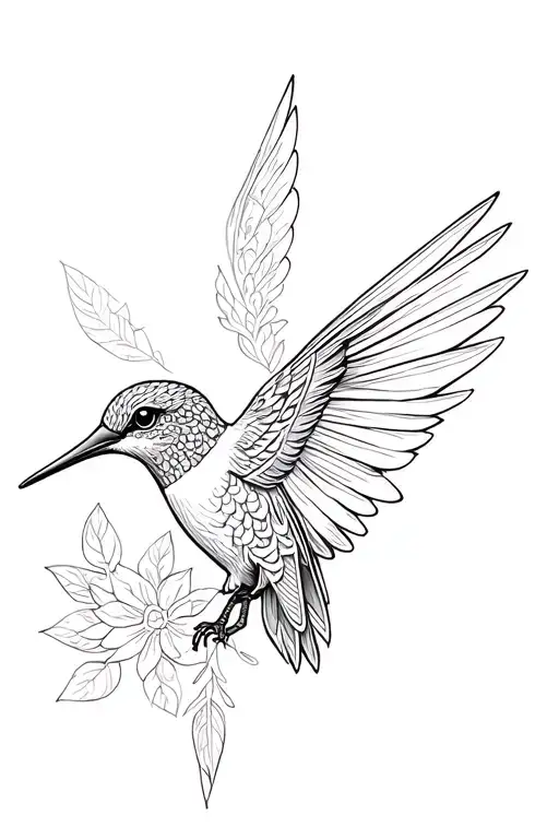 Humming Bird First Nations Symbols