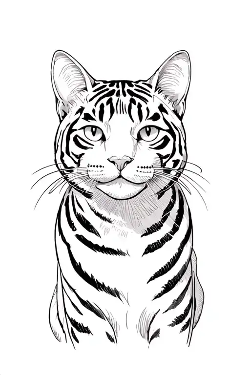 Tiger Striped Cat Cowboy Bebop