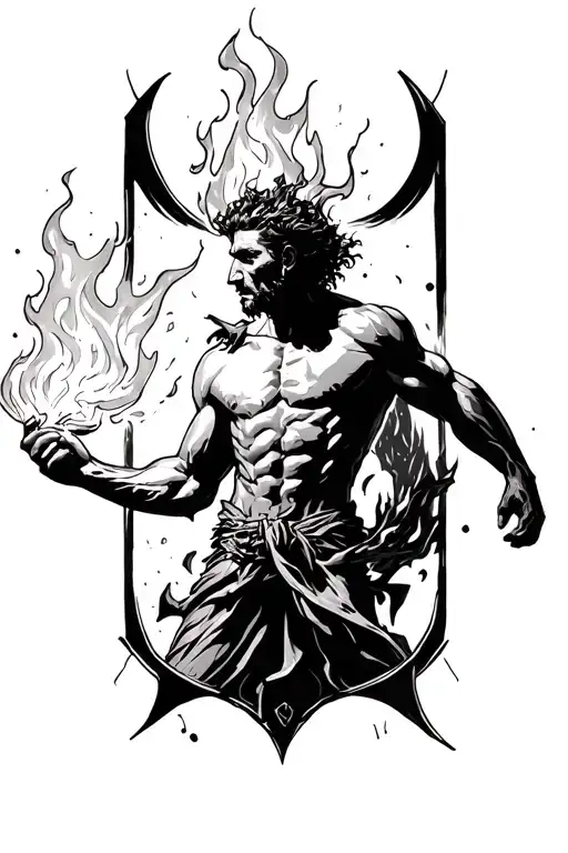 Prometheus Stealing Fire