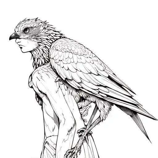 A Squelle Holding A Cerceuble On Its Shoulder