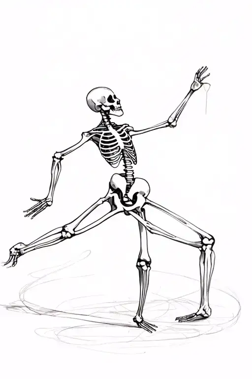 Skeleton Body Dance Movements