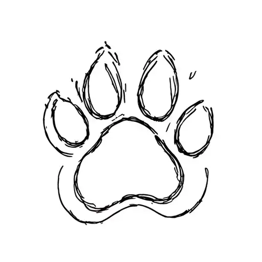 Dog Paw Print