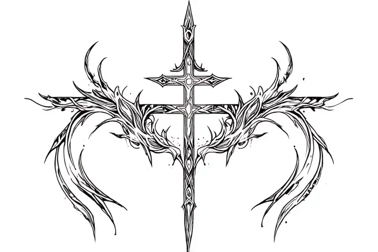 Detailed Neo Tribal Christian Style