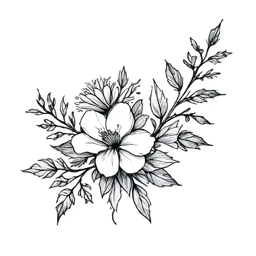 Vine And Desert Blooms Flower