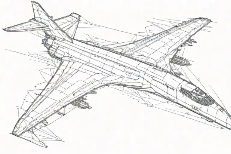 Concorde Airplane Flying