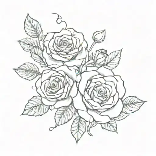 Roses And Hearts