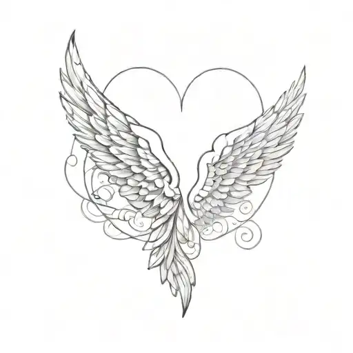 A Pair Of Wings And A Heart
