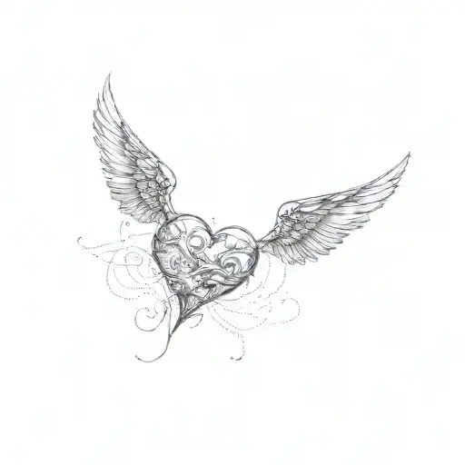 A Pair Of Wings And A Heart