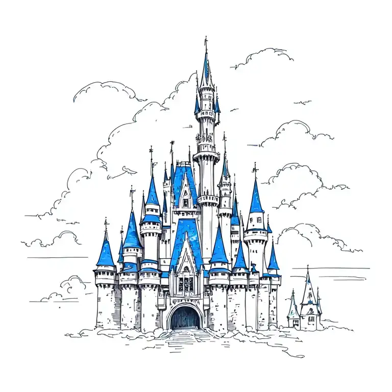 Disney Castle Color