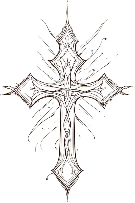 A Stiched Cross