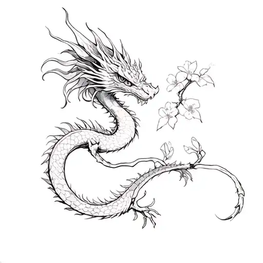 Dragon Cherry Blosskm