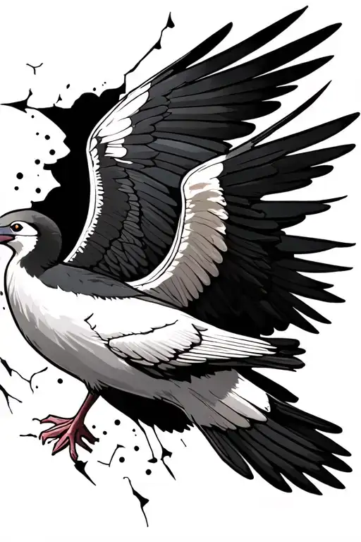 Albatross With Broken Wings
