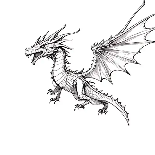 Wyvern Flying