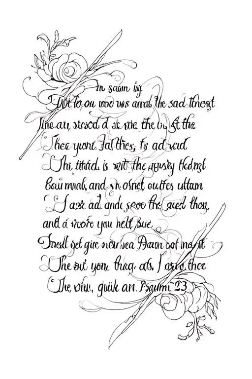 Psalm 23 Verse