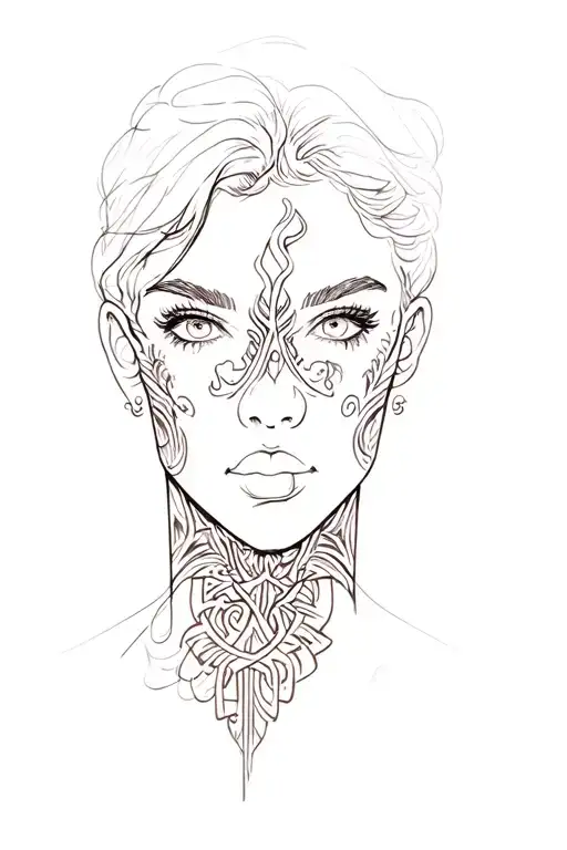 Name Tattoo On Neck