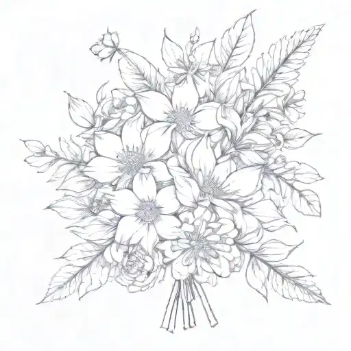 Birth Month Flower Bouquet