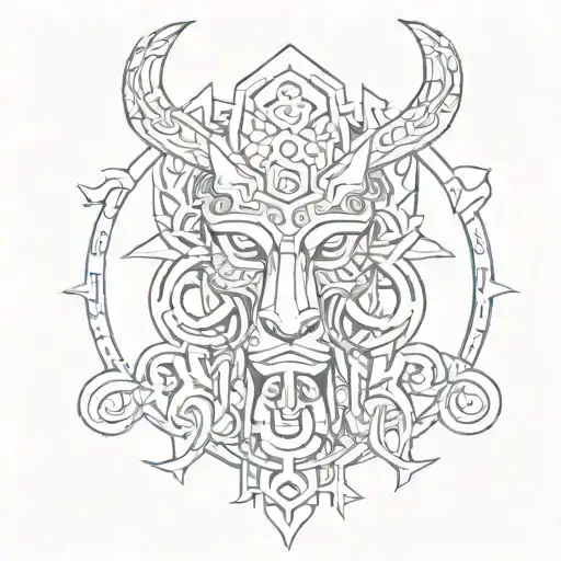 Totem Style Of Font Ab