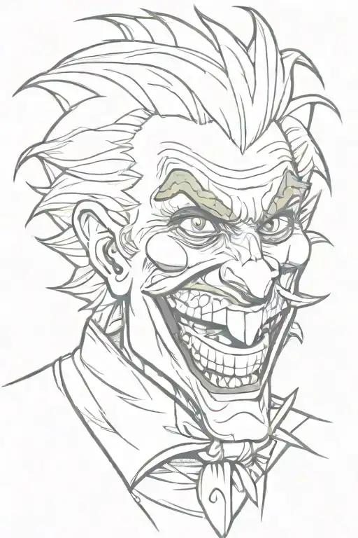 Cartoon Style Funny Joker