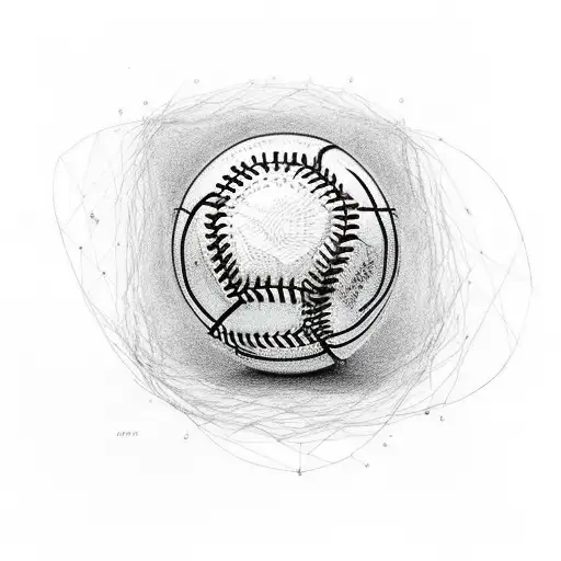 A Baseball With Strands Of Dna Forming The Stitching
