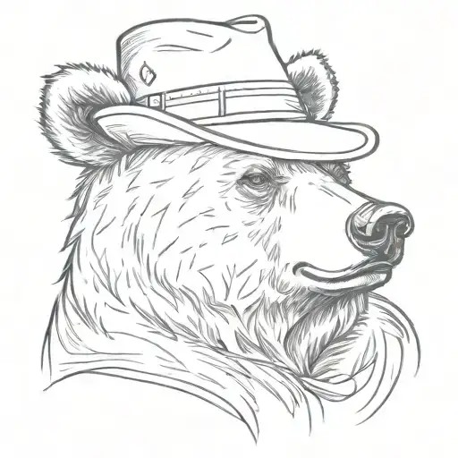 A Bear Wearing A Hat