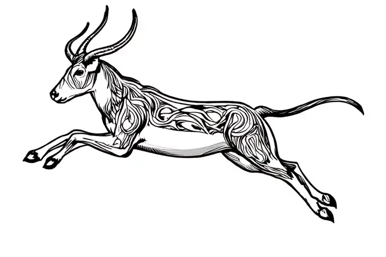 Springbok Jumping