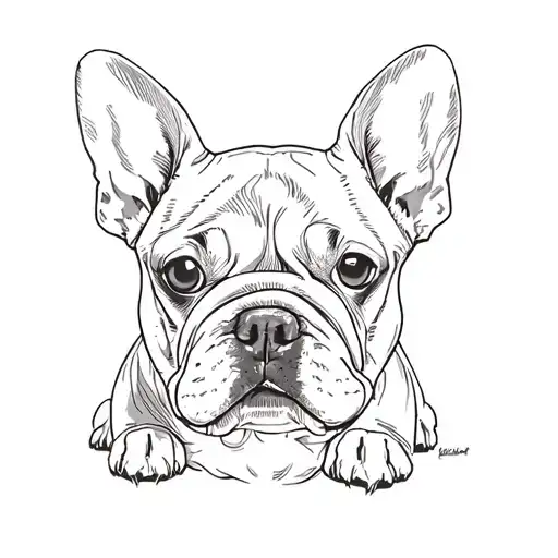 A French Bulldog