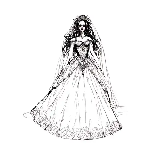 Corps Bride From Tim Burton