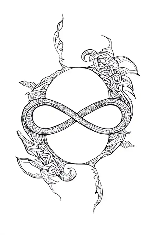 Big Infinity Surrounded By Tribal