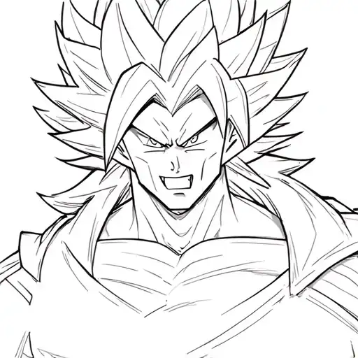 Broly Going Legendary Super Saiyan