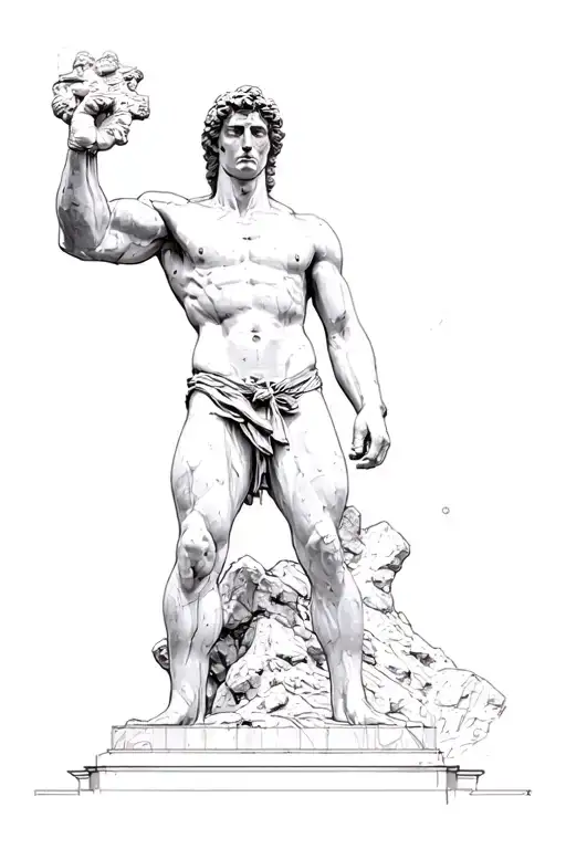 Rocky Statue Full Body