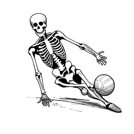 Skeleton Sport Athletic