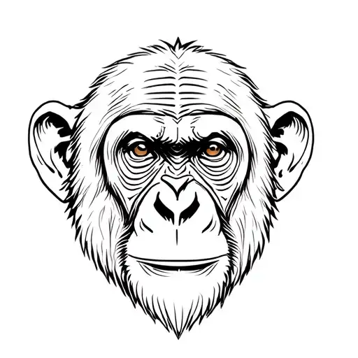 Chimpanzee Face