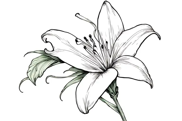 V Whit A Lilly Flower