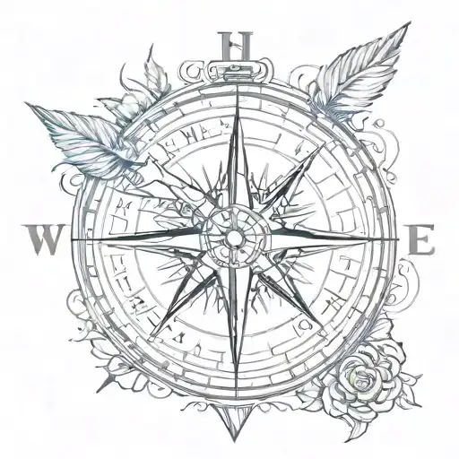 Compass With A Human Heart