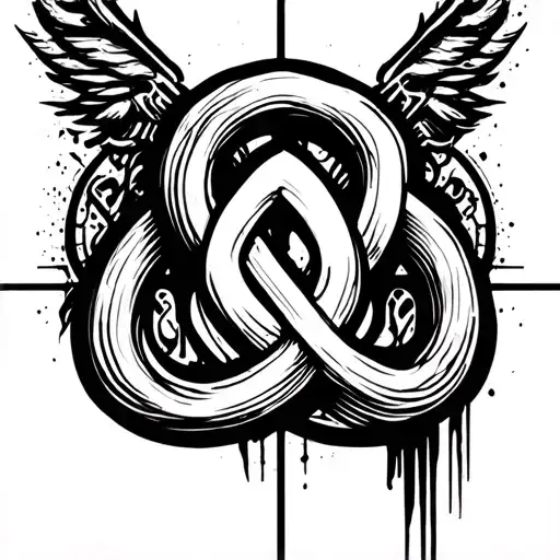 Infinity Knot Featuring Integrity Words