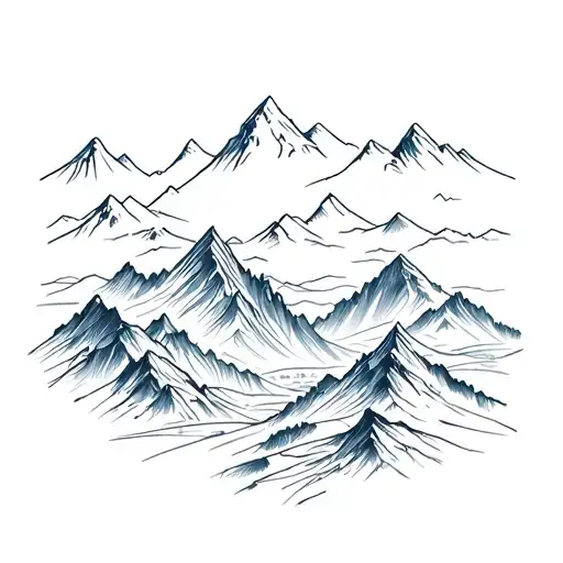 Scenic Mountain Landscape Inside