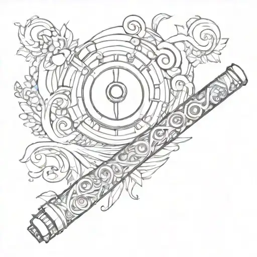 Low D Whistle Incorporated Into The Design Inspired