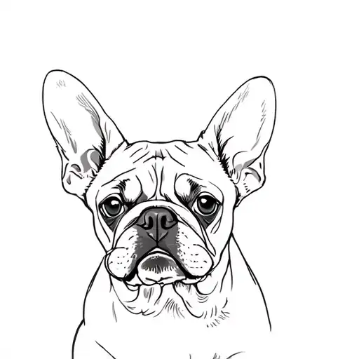 A French Bulldog