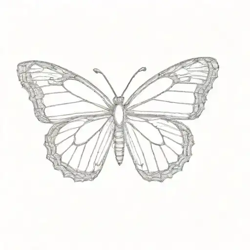 A Butterfly With A Heart On It