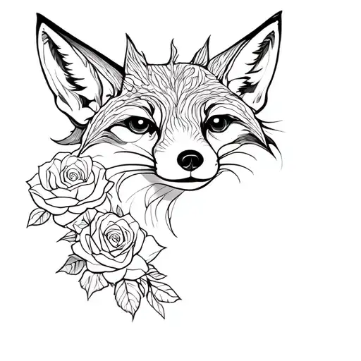 Fox And Rose