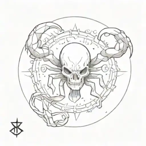 Cancer Zodiac Sign And Simple Design