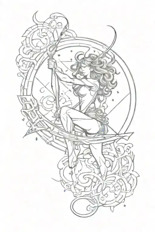 Zodiac Sign Sagittarius Symbol