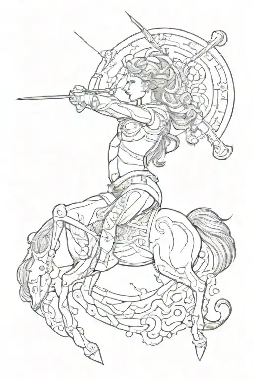 Zodiac Sign Sagittarius Symbol