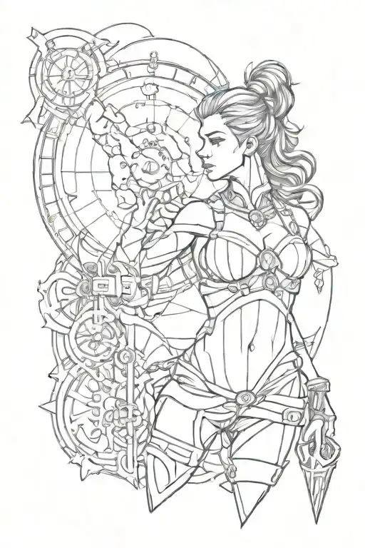 Female Atlas Holding