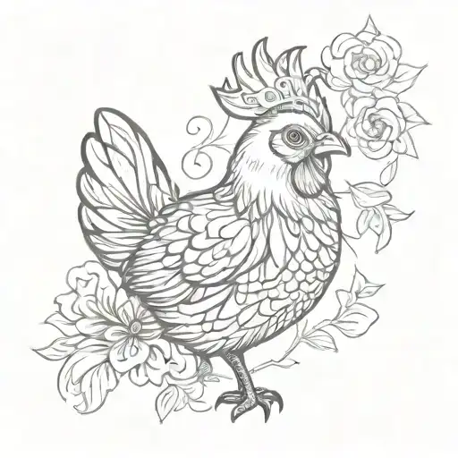 Cute Hen