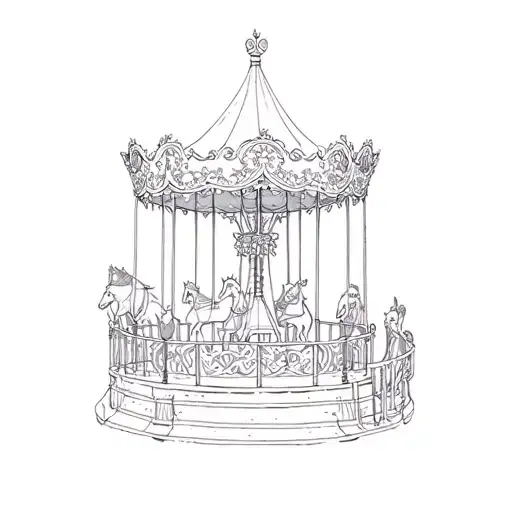 Merry Go Round Victorian Style