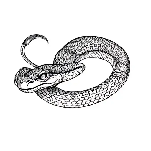 Tattoed Snake