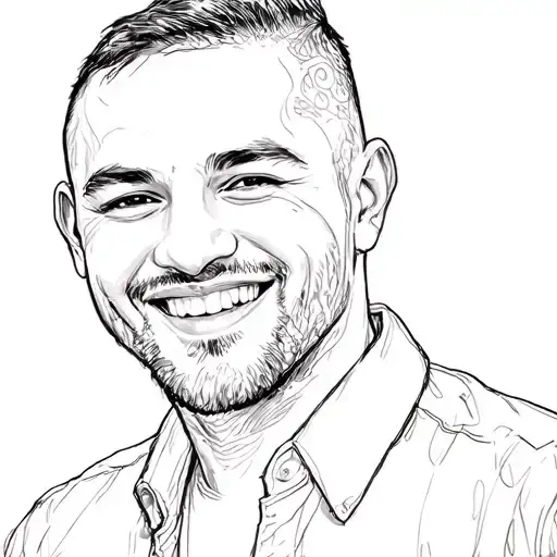 A Man Smiling In A White Shirt