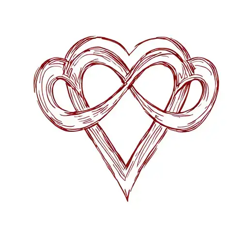 Heart And Infinity Symbol With Heart