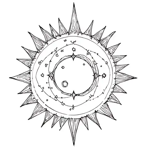 Sun Moon Star Constellation